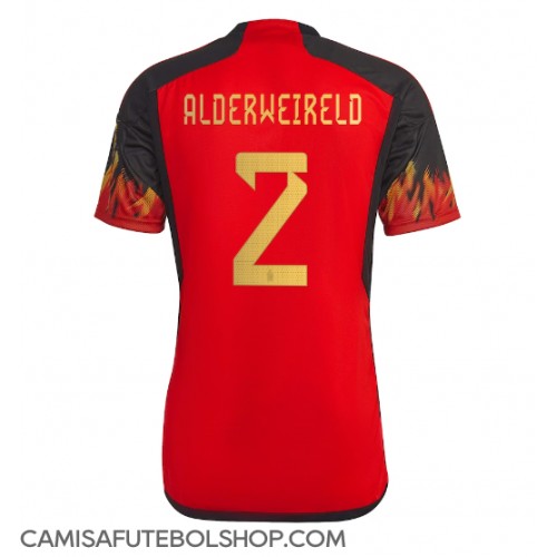 Camisa de time de futebol Bélgica Toby Alderweireld #2 Replicas 1º Equipamento Mundo 2022 Manga Curta